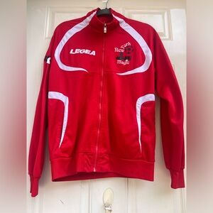 New York magic soccer zip up red size medium